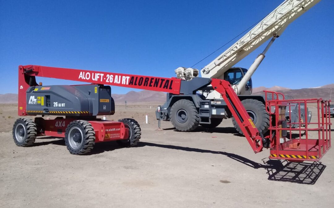 ALO Argentina entrega Brazos Articulados ALO Lift 26 AJ RT en Minera de Jujuy